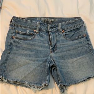 American eagle midi shorts